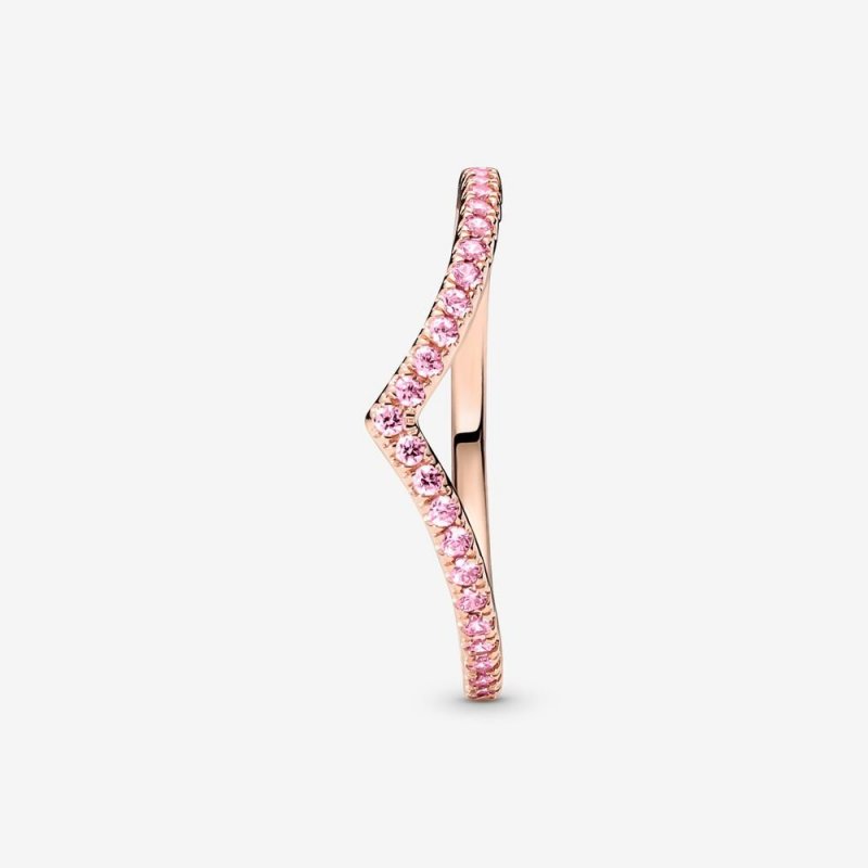 Anello Desiderio Scintillante Rosa