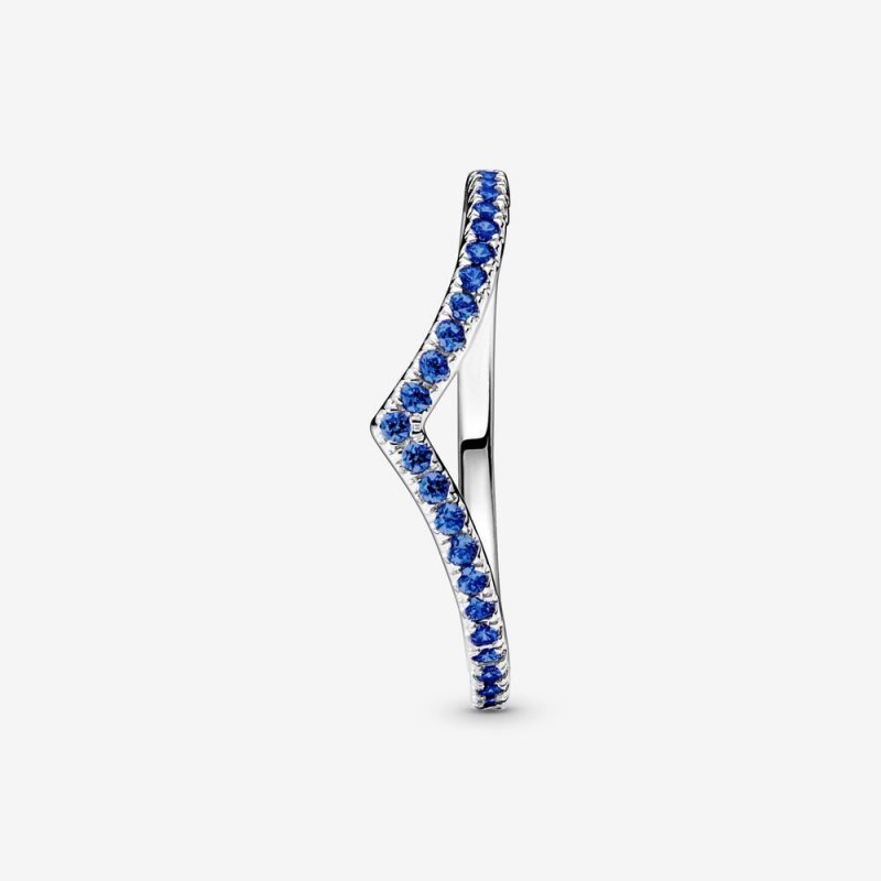 Anello Desiderio Scintillante Blu