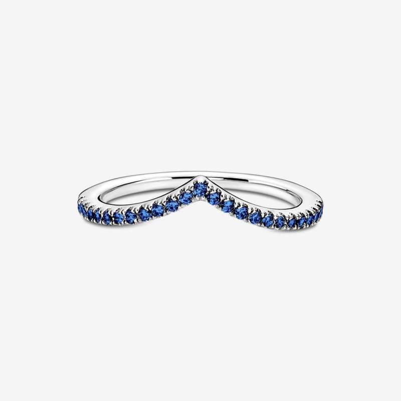 Anello Desiderio Scintillante Blu
