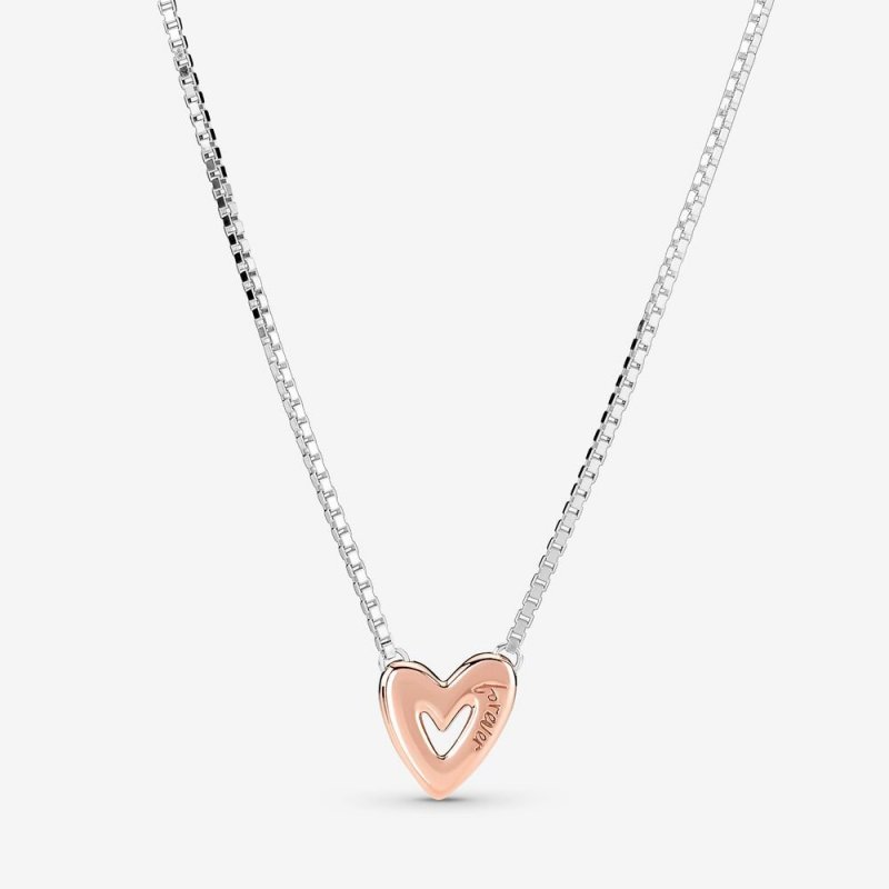Collana Cuore Asimmetrico