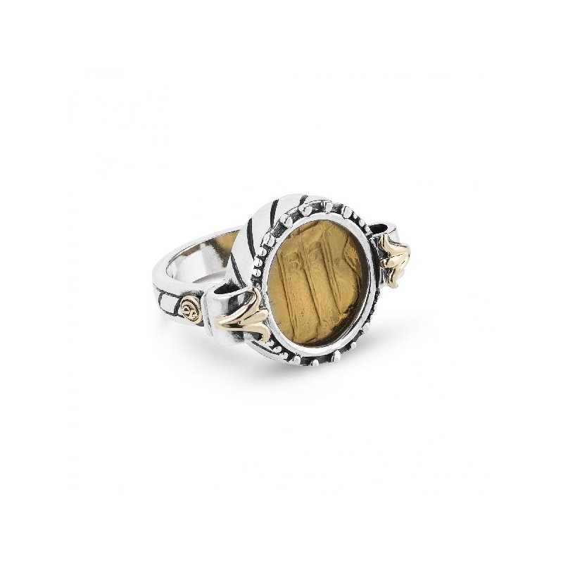 Gerardo Sacco - Anello Pasta Vitrea - Argento - Oro