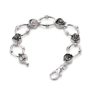 Gerardo Sacco - Bracciale Maschere - Argento Donna