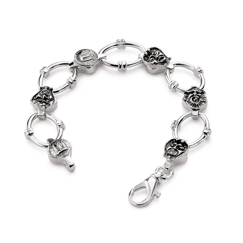 Gerardo Sacco - Bracciale Maschere - Argento Donna