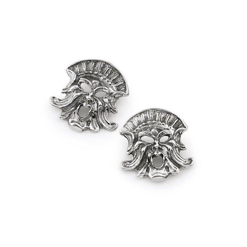 Gerardo Sacco - Orecchini Con Maschere - Argento - Donna