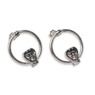 Gerardo Sacco - Orecchini Con Maschere - Argento - Donna