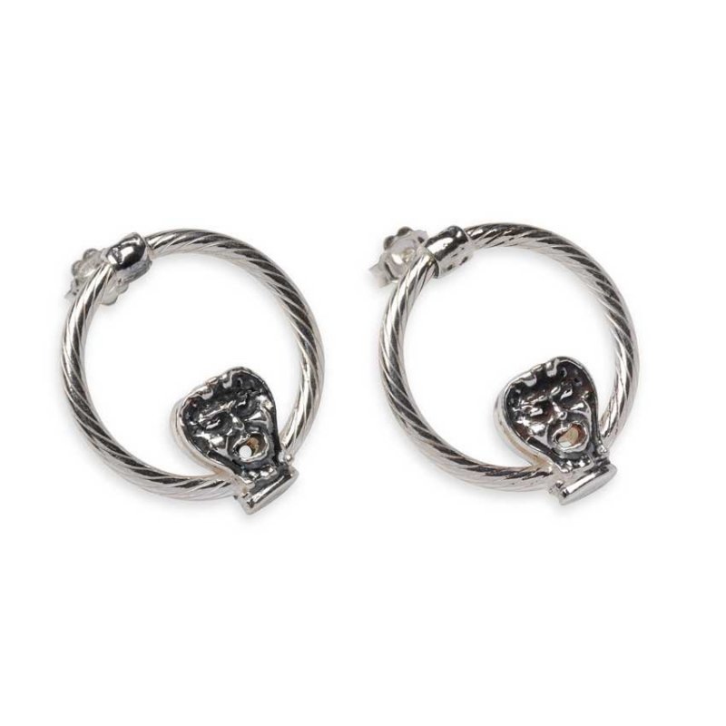 Gerardo Sacco - Orecchini Con Maschere - Argento - Donna