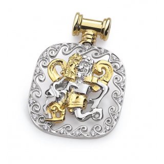 Gerardo Sacco - Ciondolo Gorgone - Oro - Diamante