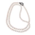 Gerardo Sacco - Collana Mod Chanel - Argento - Perle