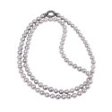 Gerardo Sacco - Collana Mod Chanel - Argento - Perle