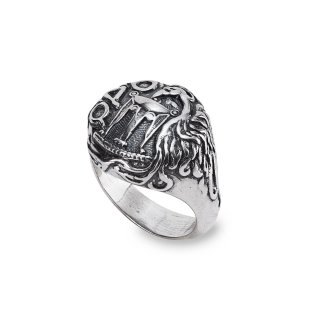 Gerardo Sacco - Anello Chevalier Rinascita - Argento