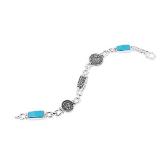 Gerardo Sacco - Bracciale Gs 50223 - Argento - Turchese
