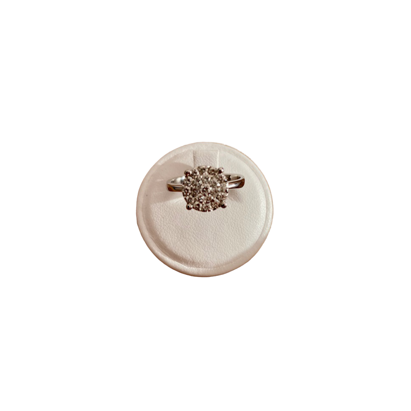 Chimento - Anello Donna - Oro Bianco - Invisible
