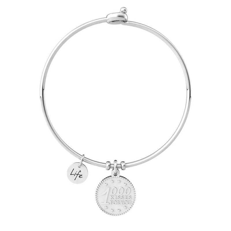 Kidult - Bracciale 1000 Kisses For You - Love - Acciaio