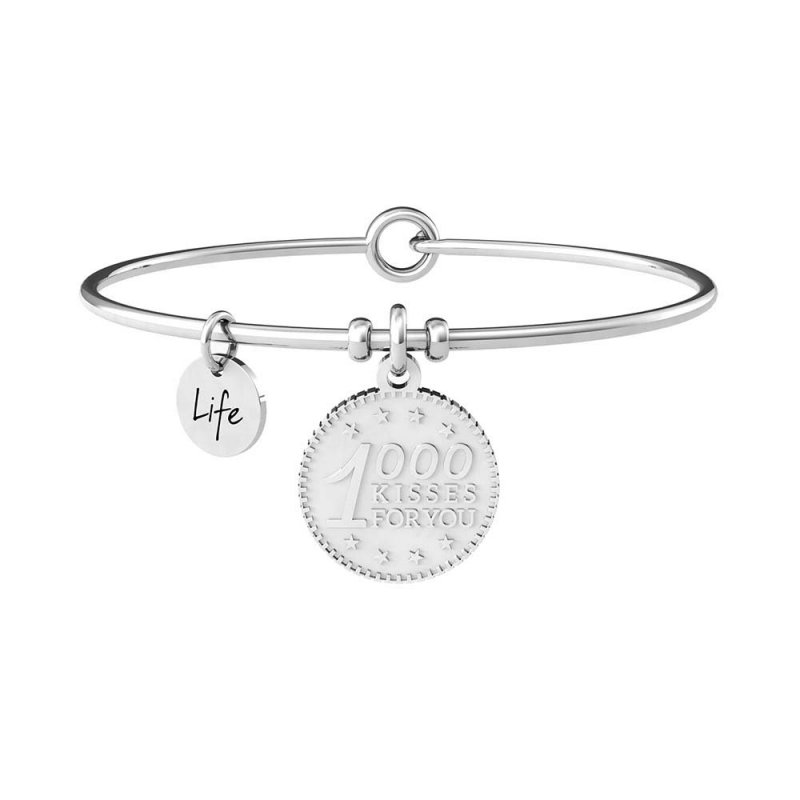 Kidult - Bracciale 1000 Kisses For You - Love - Acciaio