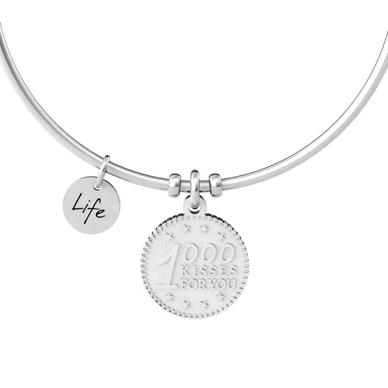 Kidult - Bracciale 1000 Kisses For You - Love - Acciaio
