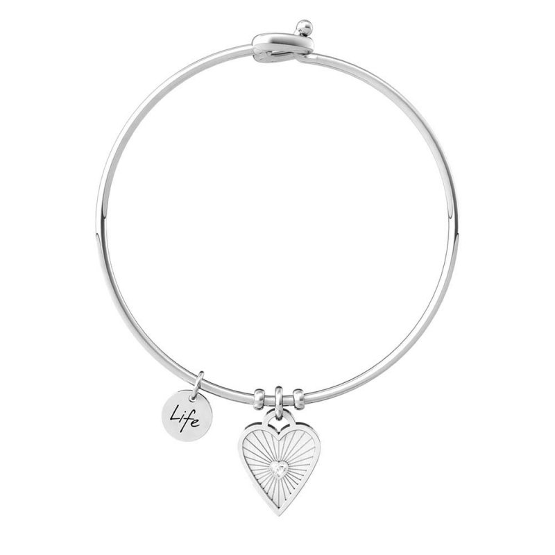 Kidult - Bracciale Cuore - Acciaio - Love