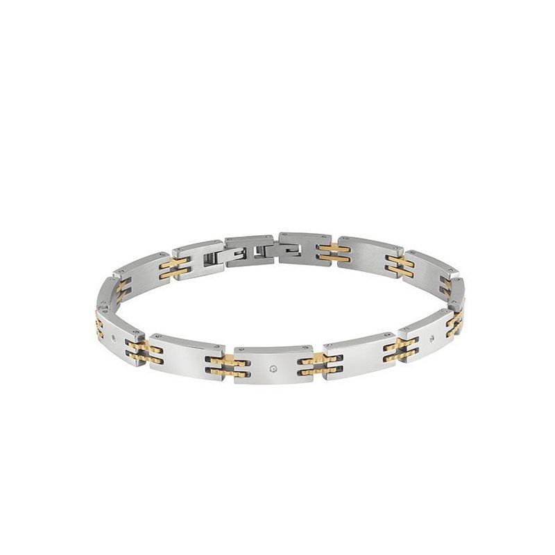 Bliss - Bracciale Uomo - Acciaio - Diamante