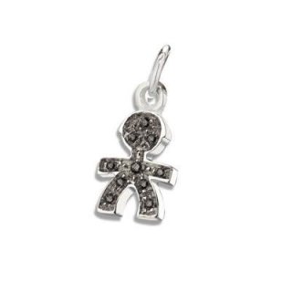 Le Bebe' - Pendente I Pavè - Oro Bianco - Diamante