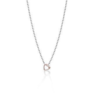 Le Bebe' - Collana Lock Your Love - Argento E Oro Rosa