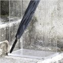 Portaombrelli rettangolare in cristallo acrilico trasparente