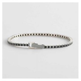 Mabina - Bracciale Tennis Uomo - Argento - Zirconi