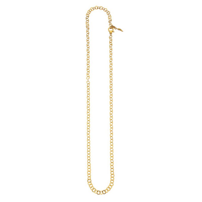 Collana Catena Capri Dorata cm90