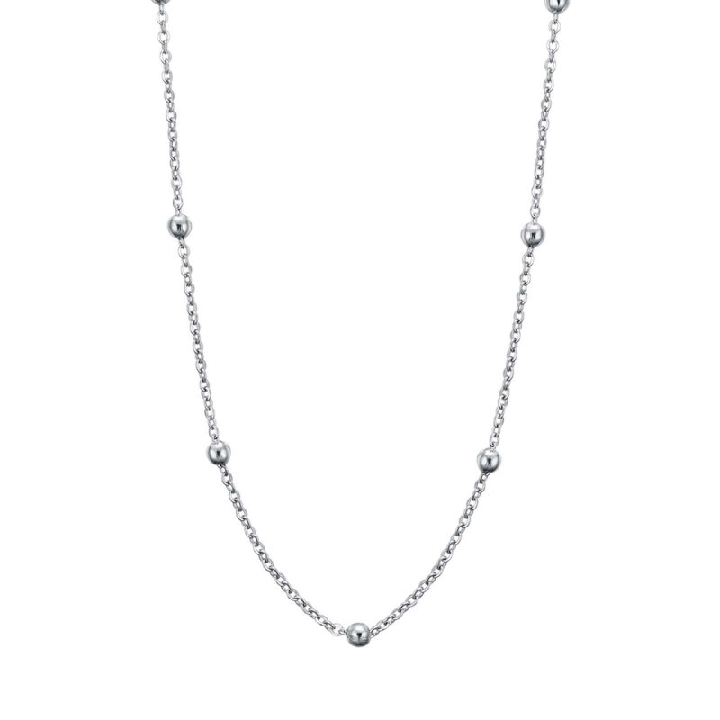 Collana In Acciaio Per Charms