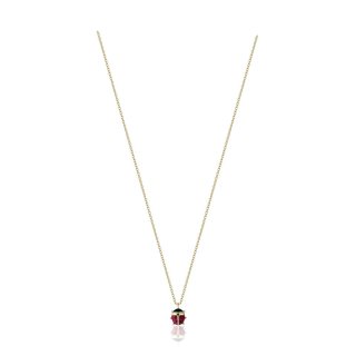 Collana Junior In Acciaio Con Coccinella