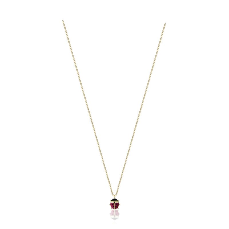 Collana Junior In Acciaio Con Coccinella