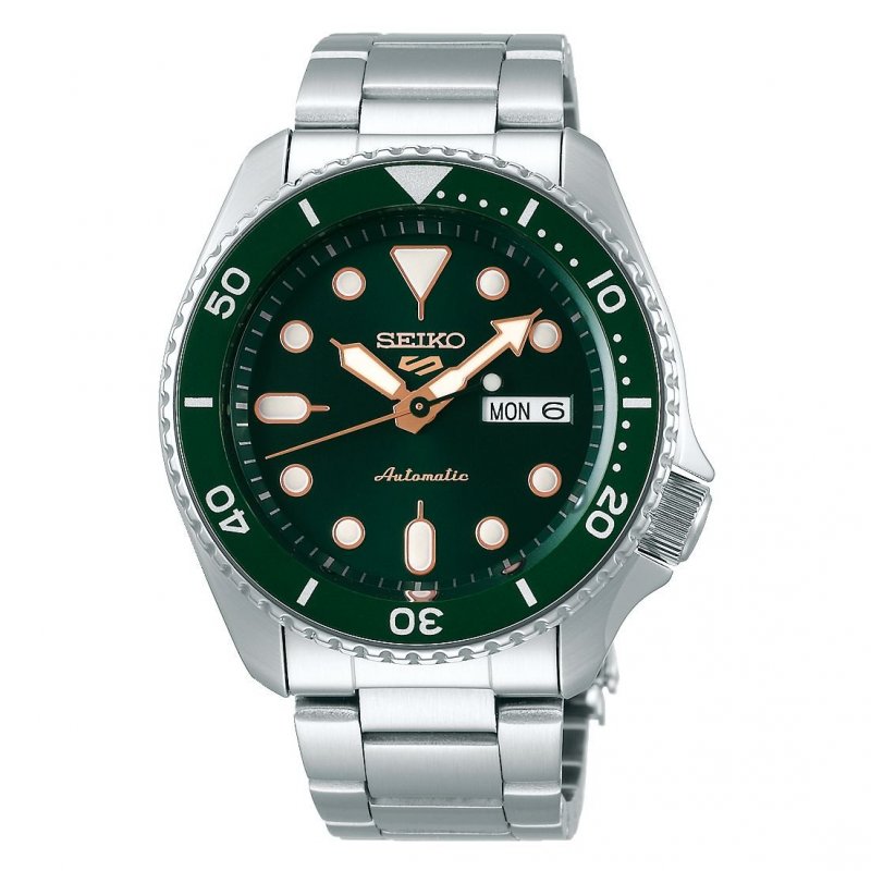 Seiko - Orologio 5 Sports Automatico - Uomo - Quadrante Verde