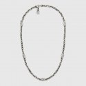 Collana In Argento Con Gg