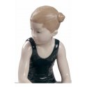 Figurina Bimba ballerina Pensando al debutto