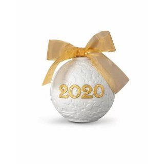 2020 Palla di Natale. Dorato lucido
