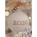 2020 Palla di Natale. Dorato lucido