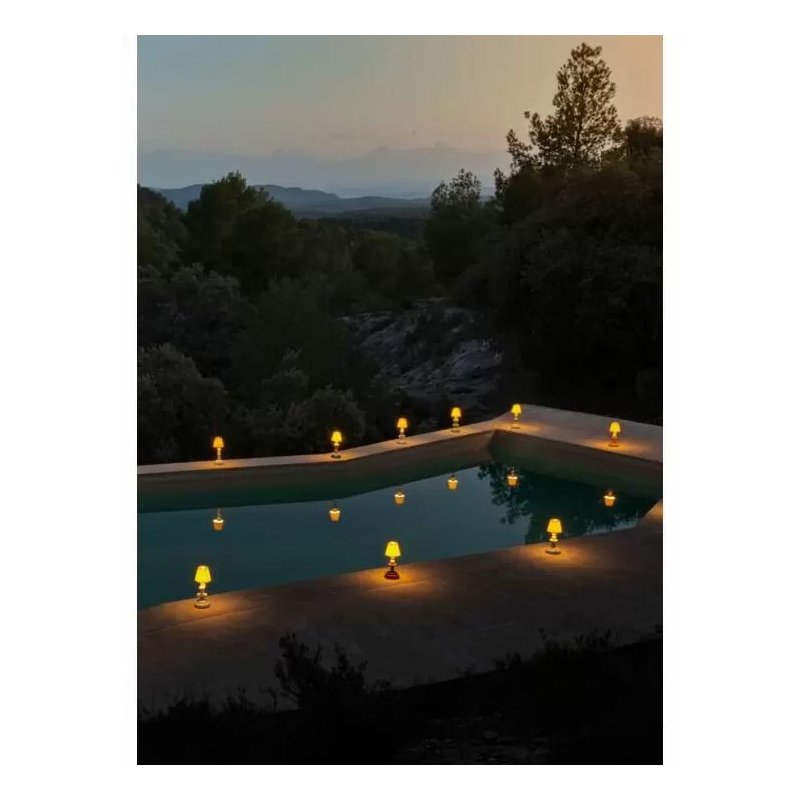 Lampada da tavolo Firefly Sunflower. Nero