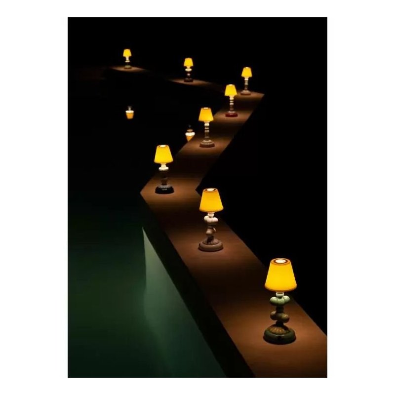 Lampada da tavolo Firefly Sunflower. Nero