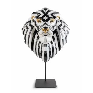 Maschera di Leone (nero-oro)