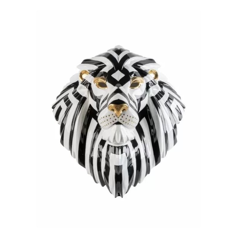 Maschera di Leone (nero-oro)