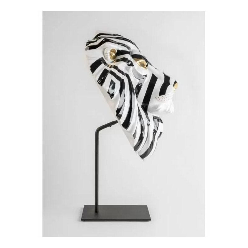 Maschera di Leone (nero-oro)