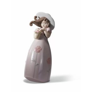 Figurina Bimba Piccola Rosa