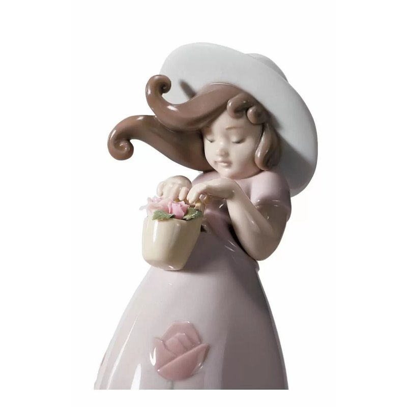Figurina Bimba Piccola Rosa