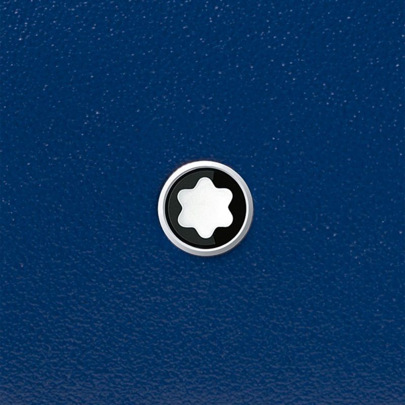 Montblanc - Portafoglio Meisterstück - Blu - Vacchetta