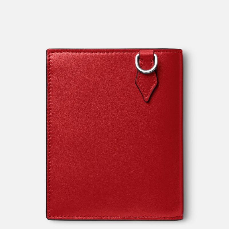 Montblanc - Portafoglio Meisterstück - Rosso - Pelle