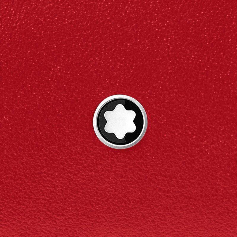 Montblanc - Portafoglio Meisterstück - Rosso - Pelle