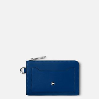 Montblanc - Portachiavi Meisterstück - Pelle - Blu