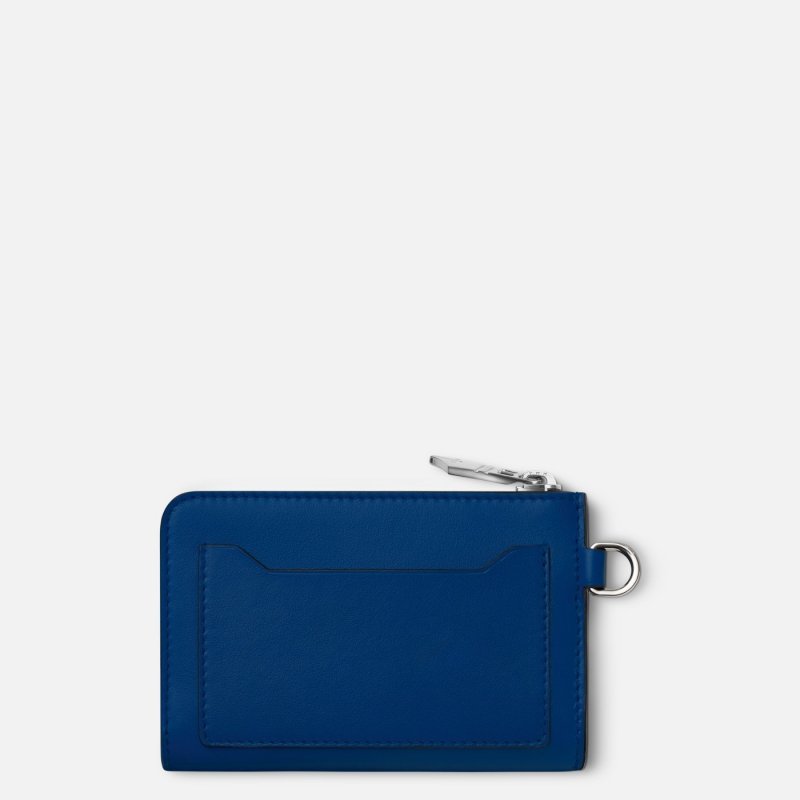 Montblanc - Portachiavi Meisterstück - Pelle - Blu