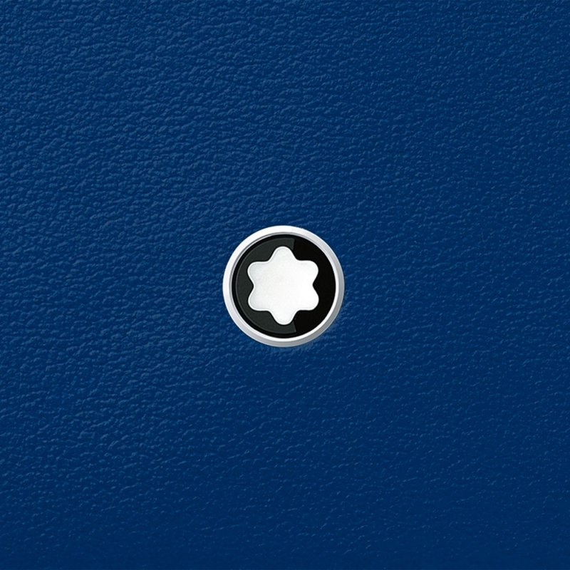Montblanc - Portachiavi Meisterstück - Pelle - Blu