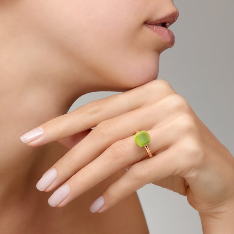 Pomellato - Anello Nudo Gelé - Oro Rosa E Bianco