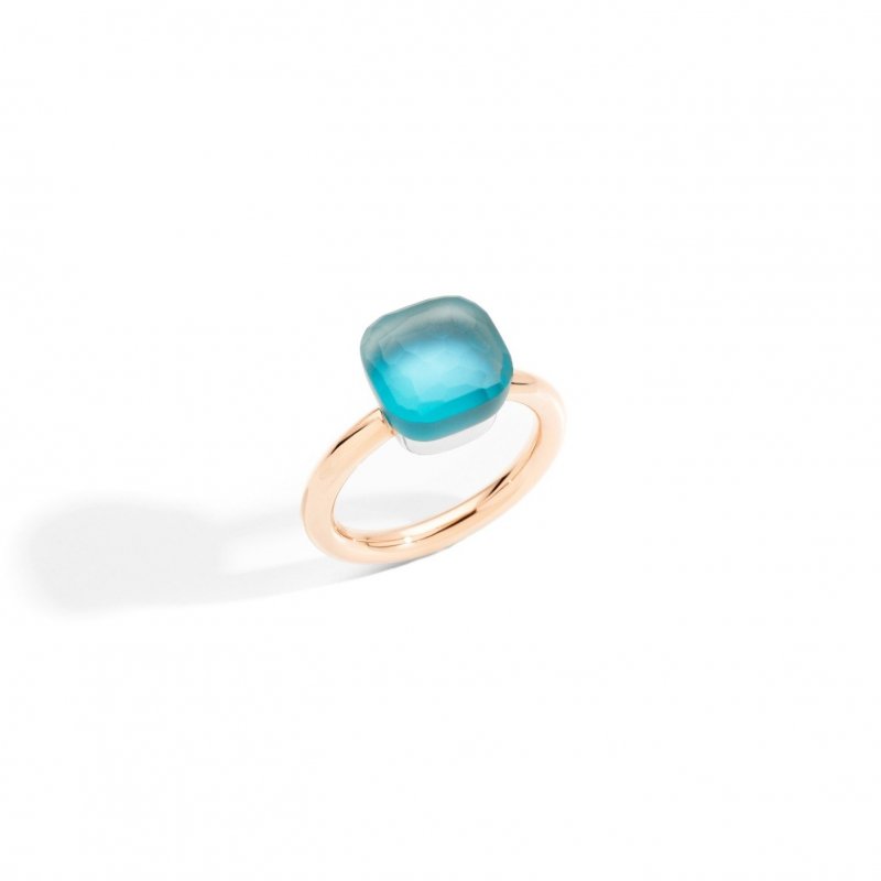 Pomellato - Anello Nudo Gelé - Oro Rosa E Bianco