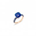 Pomellato - Anello Nudo Deep Blue - Oro Rosa